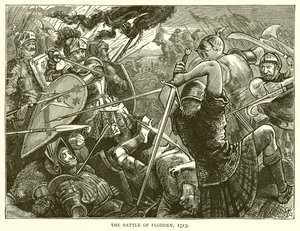 Bitva u Floddenu, 1513 od English School