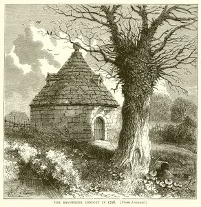 Bayswater Conduit v roce 1798 od English School
