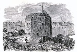 Beargarden, Southwark, Londýn (litho) od English School