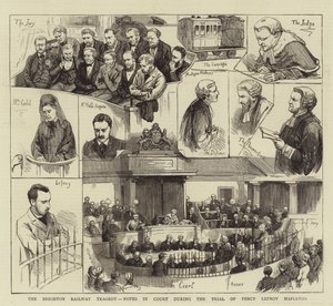 Brightonská železniční tragédie, poznámky u soudu během procesu s Percy Lefroy Mapletonem od English School