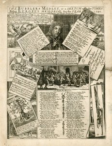 The Bubblers Medley, aneb Sketch of the Times, je evropským památníkem pro rok 1720 od English School
