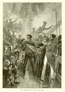Spálení Kentu, 1825 od English School