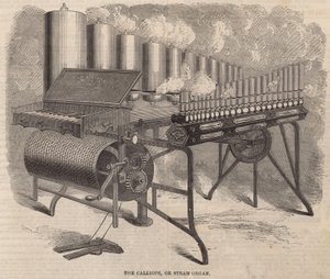 Calliope, parní varhany vynalezené Arthurem S Dennym v Americe od English School