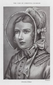 Případ Christiny Gilmour (litografie) od English School