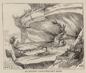 The Cave-Dwellers of the Vezere (rytina) od English School