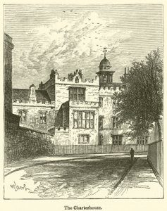 The Charterhouse (rytina) od English School