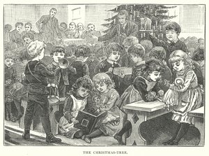 Vánoční stromek (rytina) od English School