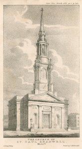 Kostel svatého Pavla, Shadwell, Londýn od English School