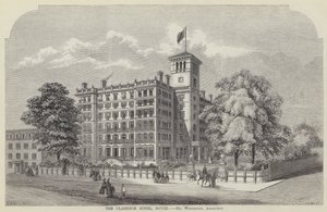 The Clarence Hotel, Dover (rytina) od English School