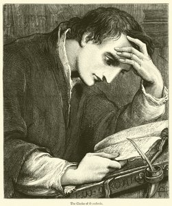Clerke of Oxenforde (rytina) od English School