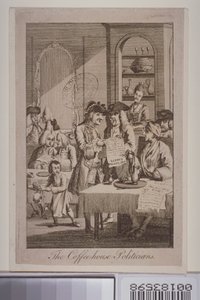 Politici kavárny, 1772 od English School