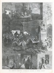 Kooperativní kuchyně komunistických uprchlíků v Newman Passage od English School