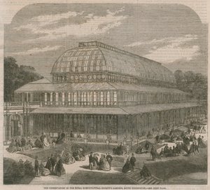 Konzervatoř v zahradách Royal Horticultural Society, South Kensington od English School
