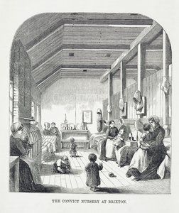 The Convict Nursery at Brixton, from The Criminal Prisons of London and Scenes of Prison Life od Henryho Mayhewa (1812-87) a Johna Binnyho, 1862 od English School