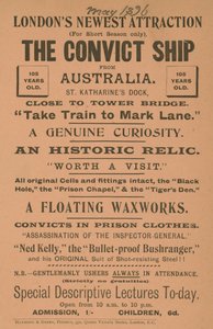 The Convict Ship z Austrálie od English School