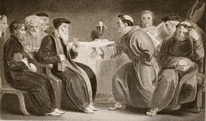 Konvolut v Oxfordu, ilustrace z knihy Davida Humese The History of England, vyd. R. Bowyer, Londýn, 1812. od English School
