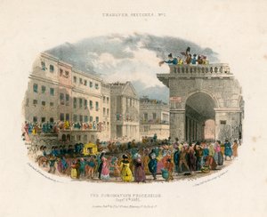 Korunovační průvod, 8. září 1831 od English School