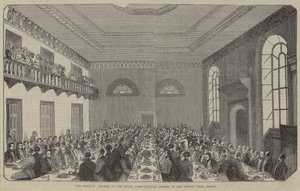 The Council Dinner, Royal Agricultural Society, County Hall, Derby od English School