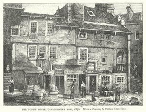 Dům Cunzie, Candlemaker Row od English School