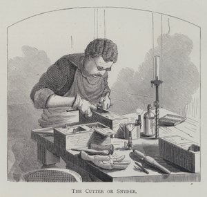 The Cutter nebo Snyder (rytina) od English School