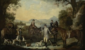 Smrt zajíce, c.1760-70 od English School