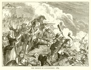 Obrana Londonderry, 1689 od English School