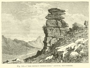 The Devils Cheese-Ring, Lynton, Devonshire od English School