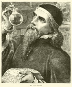Doktor fyziky (rytina) od English School