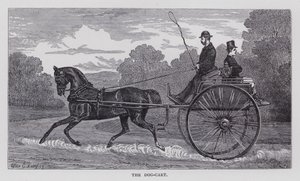 The Dog-Cart (rytina) od English School