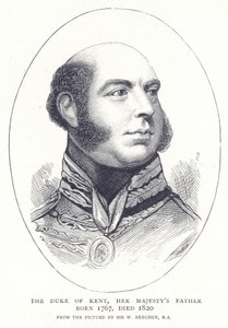Vévoda z Kentu, její veličenstvo otec narozený 1767, zemřel 1820 od English School