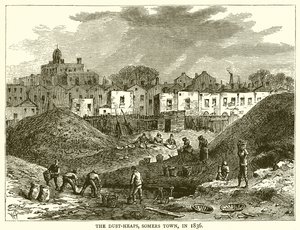 Dust-Heaps, Somers Town, v roce 1836 od English School