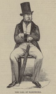 The Earl Of Hardwicke (rytina) od English School