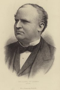 Hrabě z Derby, zemřel 1893 od English School