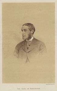 hrabě z Haddington (litho) od English School