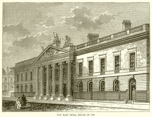 Východoindický dům v roce 1803 od English School
