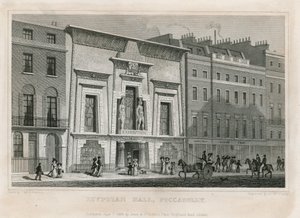 Egyptský sál, Piccadilly od English School