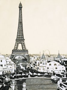 Eiffelova věž je dominantou pařížského panoramatu od English School