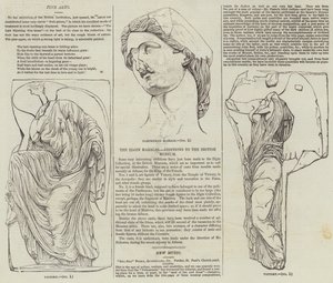 The Elgin Marbles (rytina) od English School