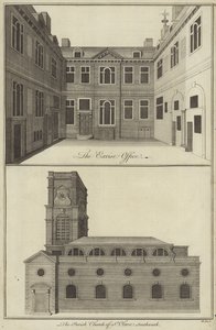 Úřad spotřební daně, Londýn a farní kostel St Olave, Southwark