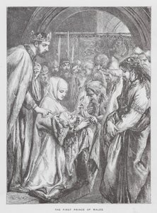 První princ z Walesu (rytina) od English School