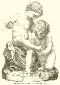 První trn v životě. Autor P. Macdowell, R. A od English School