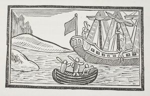 The Foreign Travels of Sir John Mandeville, ilustrace z Chap-books of the Eighteenth Century od Johna Ashtona, pub. 1882 od English School