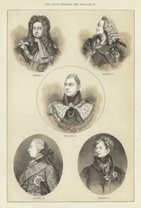 Čtyři Jiří a Vilém IV od English School
