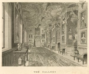 Galerie v Strawberry Hill, Twickenham, Londýn od English School