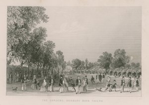 Zahrady v Highbury Barn Tavern od English School