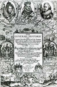 The General Histoire of Virginia, New England and Summer Isles, 1624 od English School