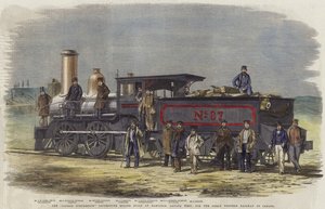 Lokomotiva George Stephenson postavená v Hamiltonu od English School