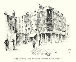 George Čtvrtý, Portsmouth Street (litho) od English School