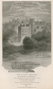 The Globe Theatre, Bankside, Southwark, Londýn od English School