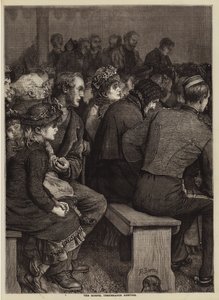 Setkání střídmosti evangelia (rytina) od English School
